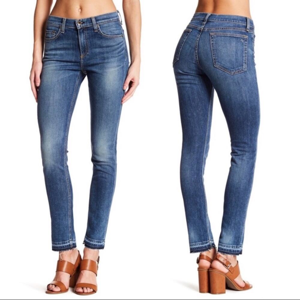 Rag & Bone Jeans 10 Inch DRE Bainbridge Skinny Raw Hem  NEW Women's Size 28